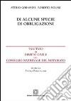 Di alcune specie di obbligazioni libro