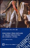 Discorso preliminare al primo progetto di codice civile libro