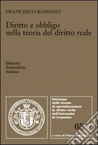 Diritto e obbligo nella teoria del diritto reale