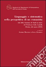 Linguaggio e sistematica nella prospettiva di un romanista