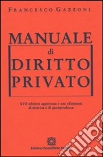 Manuale di diritto privato libro