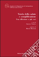 Tutela della salute e semplificazione libro