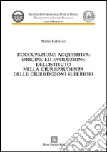 L'occupazione acquisitiva: origine ed evoluzione dell'istituto nella giurisprudenza delle giurisdizioni superiori libro