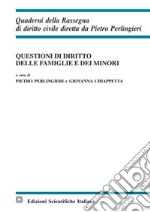 Questioni di diritto delle famiglie e dei minori libro