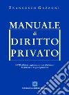 Manuale di diritto privato libro