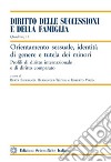 Orientamento sessuale, identità di genere e tutela dei minori libro