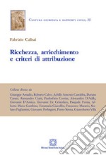 Ricchezza, arricchimento e criteri di attribuzione