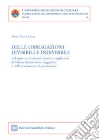 Delle obbligazioni divisibili e indivisibili libro