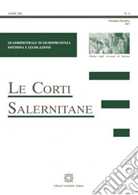 Le corti salernitane (2017). Vol. 3 libro