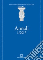 Annali della SISDiC (2017). Vol. 1 libro