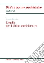 L'equità per il diritto amministrativo libro