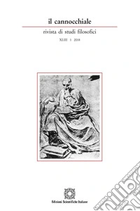 Il cannocchiale. Rivista di studi filosofici (2018). Vol. 1 libro