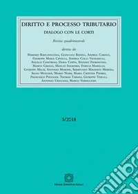 Diritto e processo tributario (2018). Vol. 3