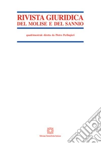Rivista giuridica del Molise e del Sannio (2019). Vol. 1 libro