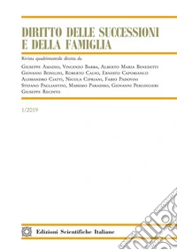 Diritto delle successioni e della famiglia (2019). Vol. 1 libro