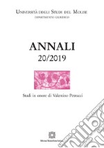 Annali del Dipartimento di scienze giuridico-sociali e dell'amministrazione (2019). Vol. 20 libro