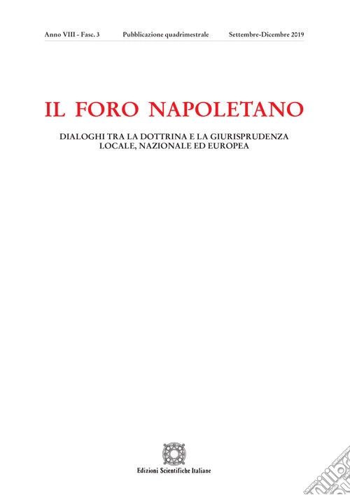 Il Foro napoletano (2019). Vol. 3