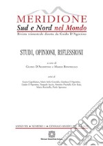 Meridione (2020). Vol. 1: Studi, opinioni, riflessioni. (Gennaio-Marzo) libro