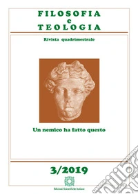 Filosofia e teologia. Rivista quadrimestrale (2019). Vol. 3 libro