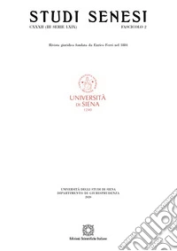 Studi senesi. Rivista giuridica (2020). Vol. 2 libro