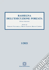 Rassegna dell'esecuzione forzata (2021). Vol. 1 libro