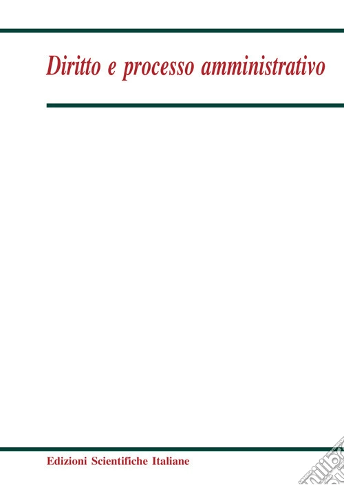Diritto e processo amministrativo (2021). Vol. 2