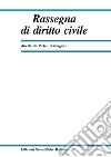 Rassegna di diritto civile (2021). Vol. 3 libro