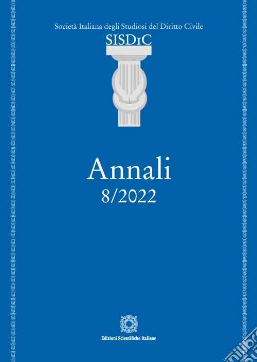 Annali della SISDiC (2022). Vol. 8