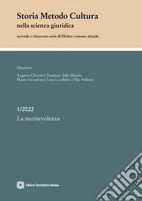 Storia metodo cultura nella scienza giuridica (2022). Vol. 1 libro