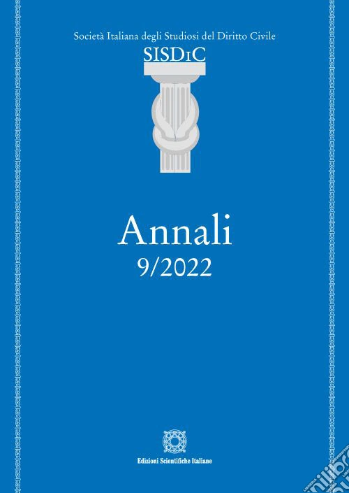 Annali della SISDiC (2022). Vol. 9