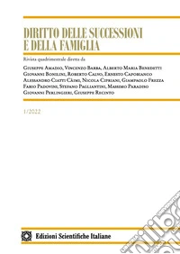 Diritto delle successioni e della famiglia (2022). Vol. 1 libro
