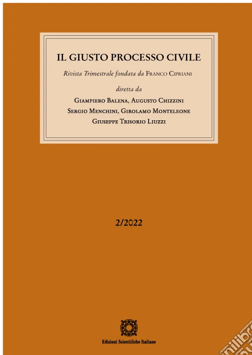 Il giusto processo civile (2022). Vol. 2