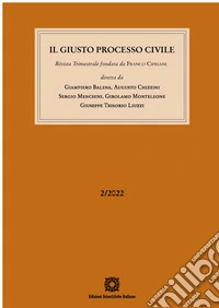 Il giusto processo civile (2022). Vol. 2 libro