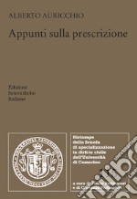 Appunti sulla prescrizione