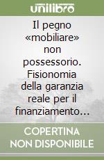 Il pegno «mobiliare» non possessorio. Fisionomia della garanzia reale per il finanziamento dell'impresa