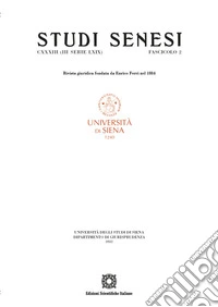 Studi senesi. Rivista giuridica (2022). Vol. 2 libro