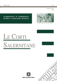 Le corti salernitane (2022). Vol. 2 libro