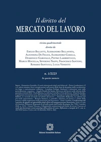 Il diritto del mercato del lavoro (2023). Vol. 1 libro