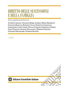 Diritto delle successioni e della famiglia (2023). Vol. 1 libro