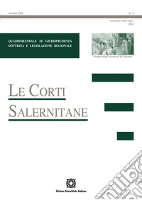 Le corti salernitane (2022). Vol. 3 libro