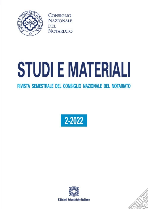 Studi e materiali (2022). Vol. 2