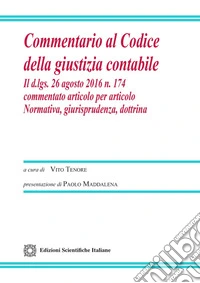 Commentario al Codice della giustizia contabile
