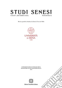 Studi senesi. Rivista giuridica (2023). Vol. 2 libro
