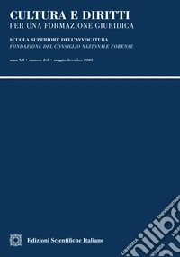 Cultura e diritti (2023). Vol. 2-3 libro