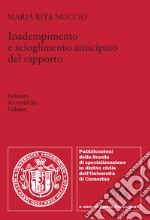 Inadempimento e scioglimento anticipato del rapporto libro