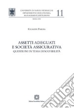 Assetti adeguati e società assicurativa libro