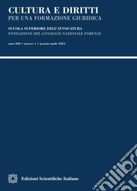 Cultura e diritti (2024). Vol. 1 libro