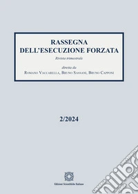Rassegna dell'esecuzione forzata (2024). Vol. 2 libro