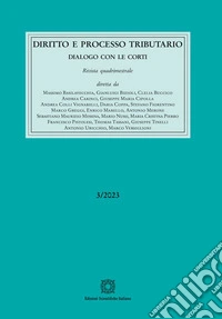 Diritto e processo tributario (2023). Vol. 3