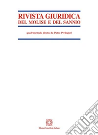 Rivista giuridica del Molise e del Sannio (2024). Vol. 2 libro